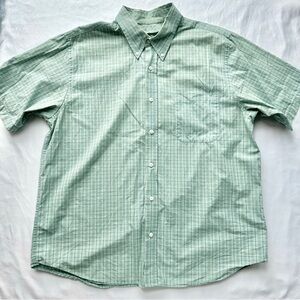 Eddie Bauer Relaxed Fit Button Up Shirt Semi-Formal ⛳️ Size Men's Extra Large